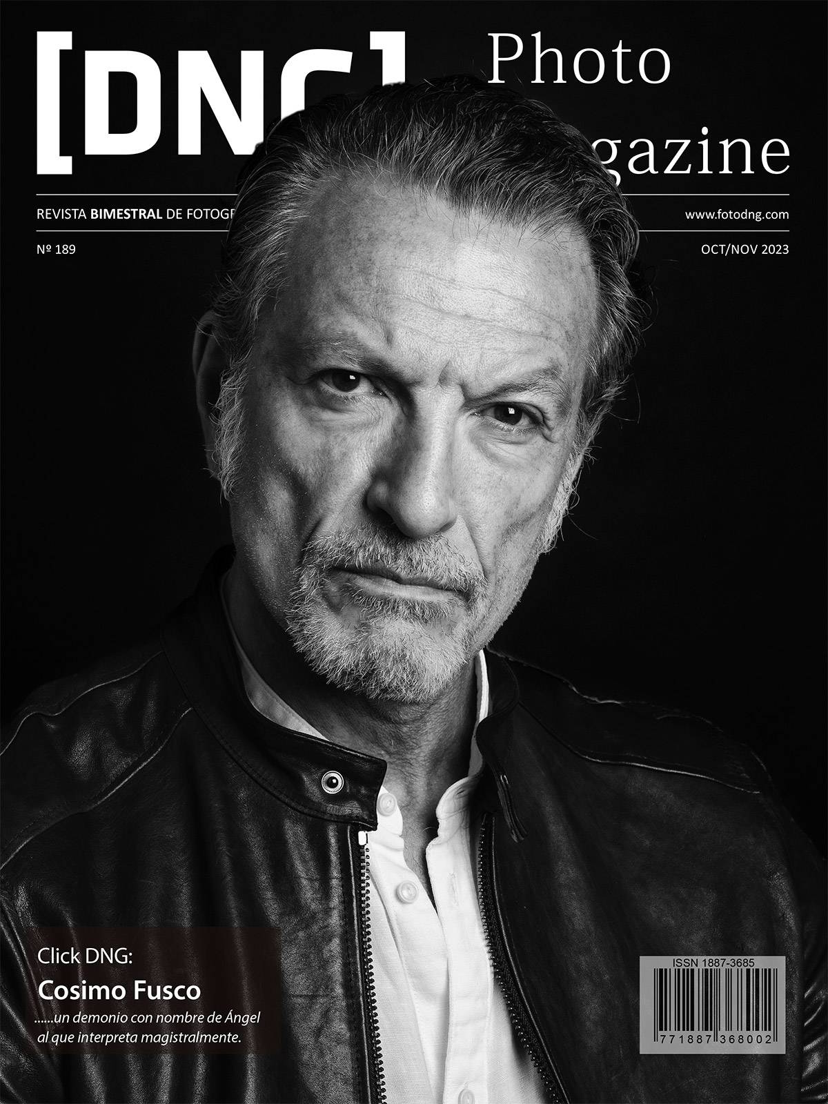 Portada DNG Photo Magazine 189, Octubre 2023