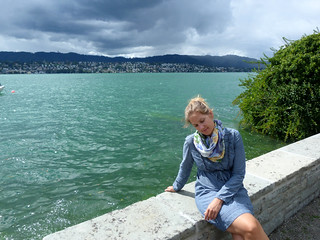 Sabrina Sprenger in Switzerland  - Lake Zurich - zürichsee. Pepeinsuiza (carlgustavjung70)