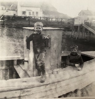 Fishermans sons.A capture from last century circa 1960 (fridgeirsson)