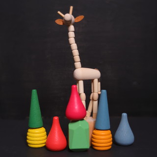 Wooden toy Giraffe (Richard P Brown)