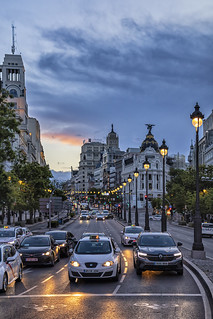 Anochecer desde la calle de Alcalá (lebeauserge.es)