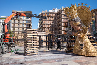 Desmontando el armazón. (J.G.Sansano)