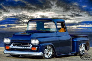 1958 Chevy 3100 Custom Pick Up Sunset Beach Cruise 6Di 24mm (rod1691)