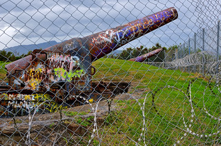 Canons de Ou&eacute;mo, Noumea, New Caledonia. (Philip Wood Photography)