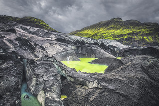 S&oacute;lheimaj&ouml;kull Glacier hike ,South Iceland (yan08865)