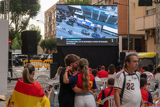 Esperando el inicio de la Final. (J.G.Sansano)