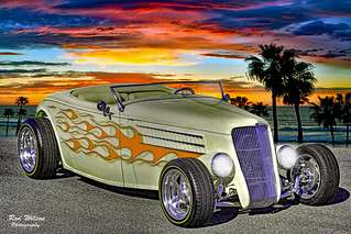 1935 Ford Roadster Sunset Cruise 80D 24mm (rod1691)