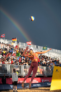 Melissa Humana-Paredes and Brandie Wilkerson (CAN) - FIVB Montreal Elite 16 (philipwhitcombe)