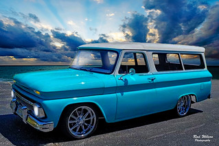 1966 Chevy Suburban 5Dii 24mm Sunset Oceanside Harbor Cruise (rod1691)