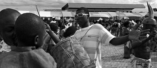 Drummer, Ho Durbar, Ghana (bindubaba)