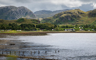 View from Inverewe Gardens towards Poolewe, The Scottish Highlands, Scotland, UK (philipwhitcombe)