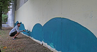 pintando... (Luis M&ordf; Lainsa)