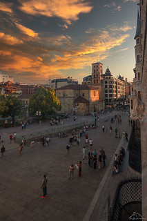 Plaza San Marcelo, desde casa Botines Le&oacute;n (Jose_Luis_Gonzalez)