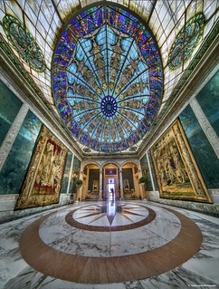 Vest&iacute;bulo principal del palacete Alb&eacute;niz - Barcelona (carlosk75LM)