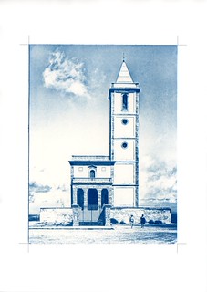 El cielo y la sal Versi&oacute;n cianotipia (Ignacio M. Jim&eacute;nez)