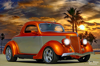 1936 Ford 3 Window Coupe 5Dii 24mm (rod1691)