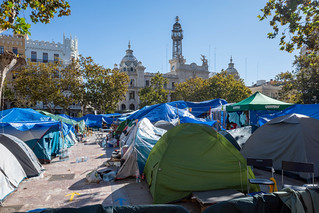 Acampados. (J.G.Sansano)