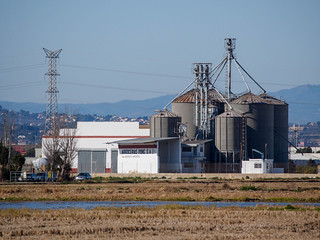 Silos de arroz. (J.G.Sansano)