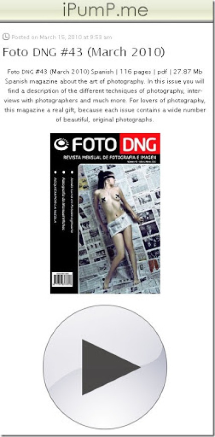 descargas alternativas  revista Foto DNG