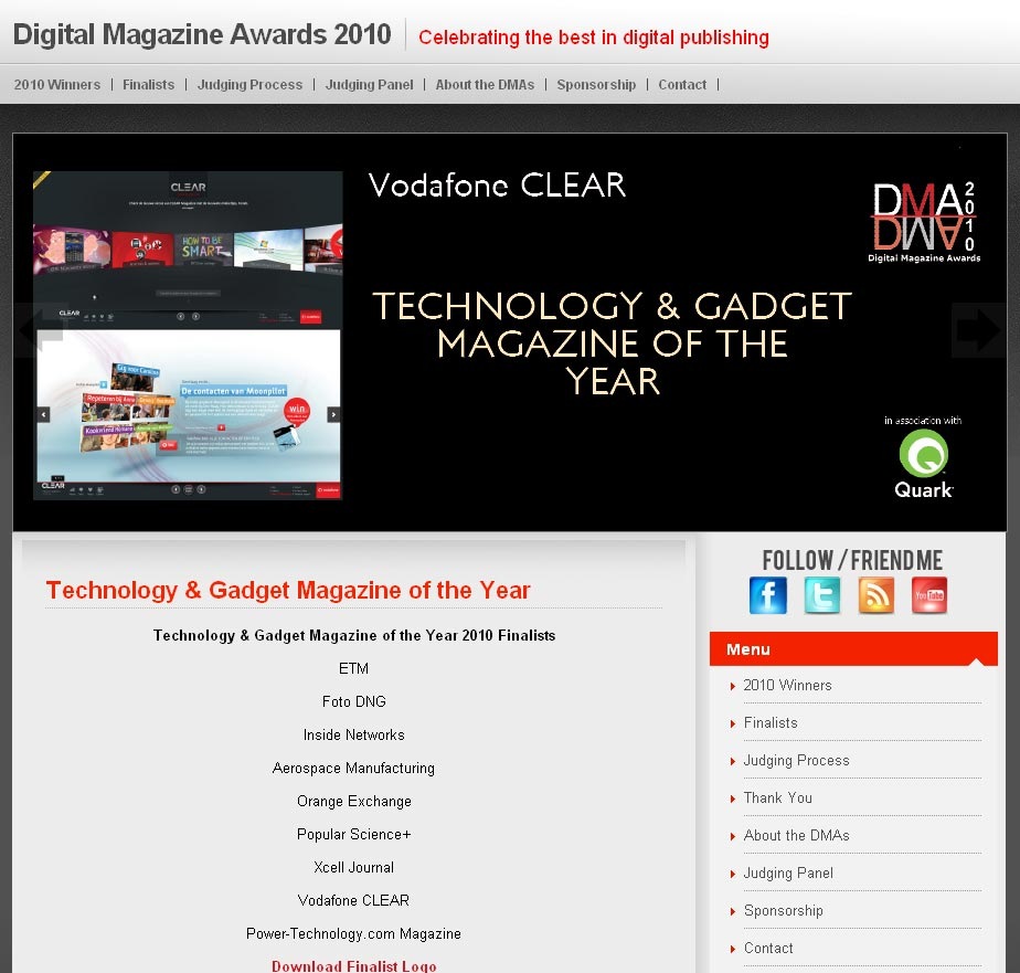 Digital Magazine Awards 2010