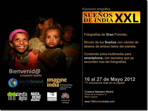 Cartel Exposición SUEÑOS DE INDIA XXL