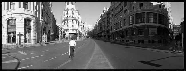 Gran Via Madrid panorámico