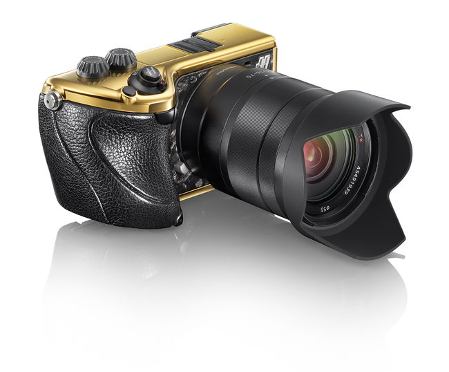 Hasselblad Lunar Limited Edition - Gold & Deerskin Leather
