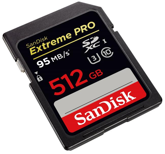 SanDisk Extreme PRO SDXC UHS-I de 512 GB