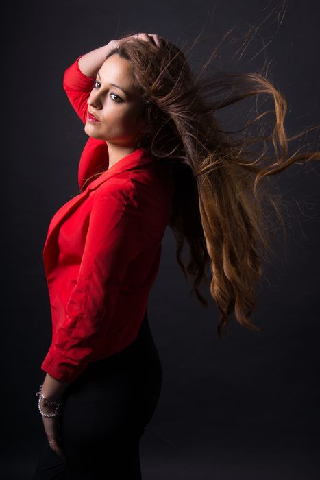 Sesión con sistema Profoto Off Camera Flash, modelo: Dalia Barrero