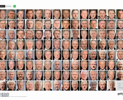 Getty Images, 20 años de Bill Clinton