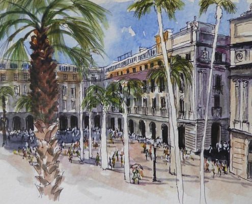 Plaça Reial - Iwona Flaszczynska