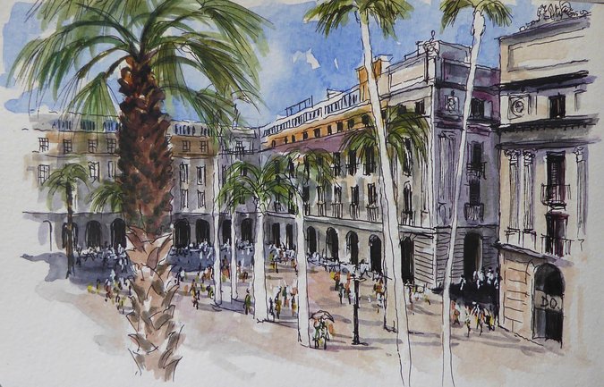 Plaça Reial - Iwona Flaszczynska