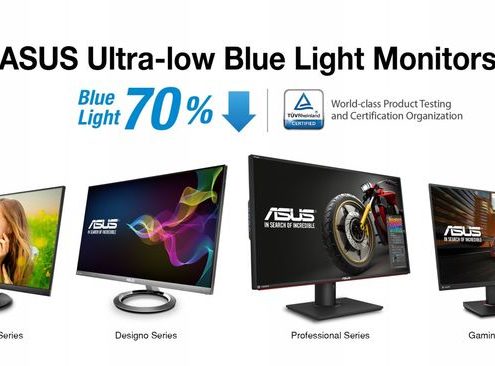 Monitores ASUS con luz azul ultrarreducida
