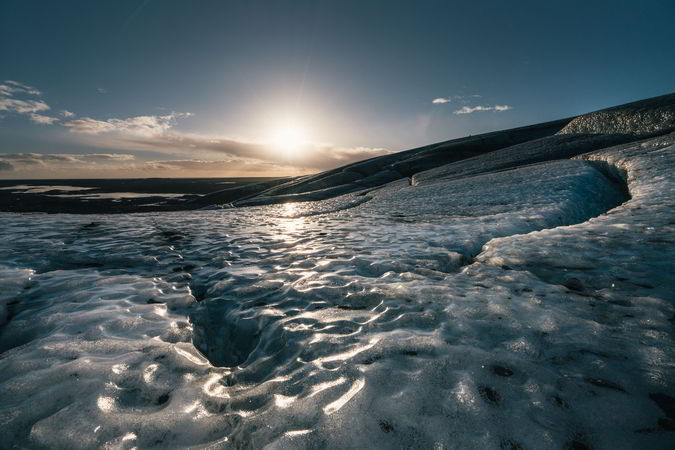 Mikael Buck, cuevas de hielo islandesas