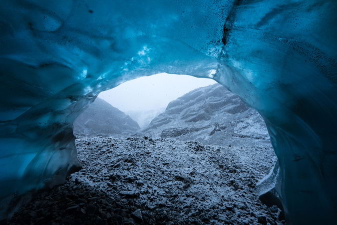 Mikael Buck, cuevas de hielo islandesas