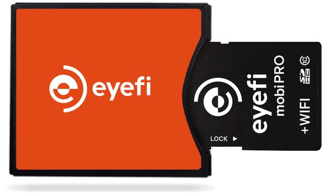 Adaptador Eyefi CF tipo II para tarjetas SD