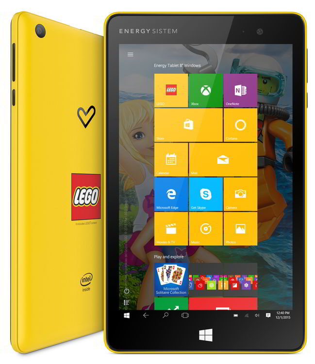 Energy Tablet 8 pulgadas Windows Lego Edition