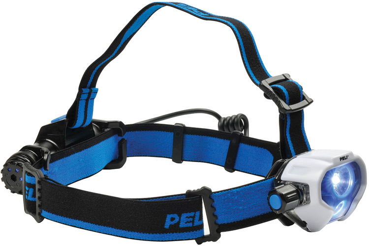 Linterna frontal LED de Peli