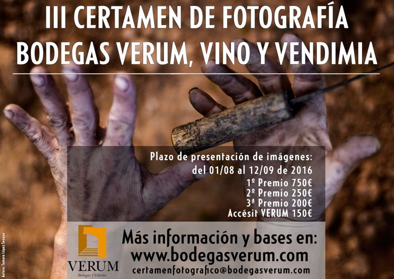 Cartel concurso fotográfico Verum