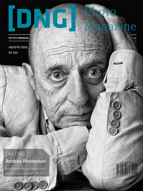 DNG Photo Magazine 120, agosto 2016, Andrés Aberasturi en portada