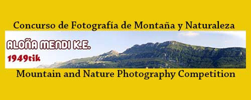 XIII Concurso de Fotografía de Montaña y Naturaleza de Oñati