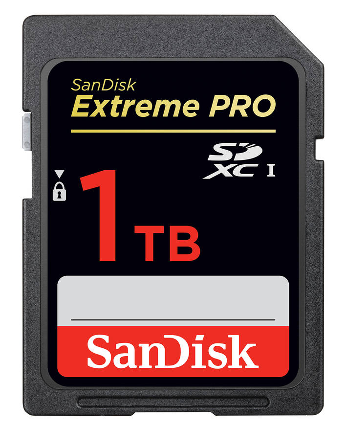 SanDisk SDXC de 1 terabyte