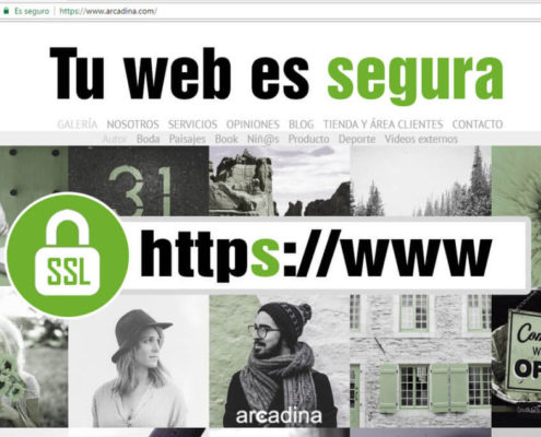 Arcadina, webs seguras