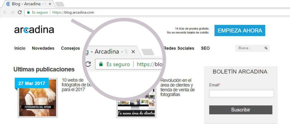 Blog Arcadina SSL