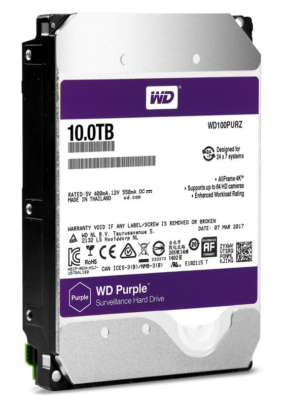 HDD WD Purple de 10TB