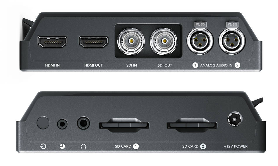 Conexiones Blackmagic Video Assist 4K