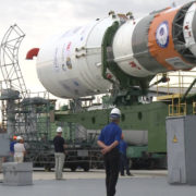 El cohete Soyuz que transporta los satélites de Planet
