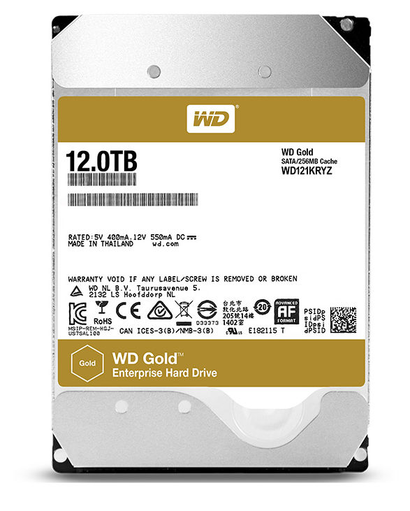 WD Gold 12TB