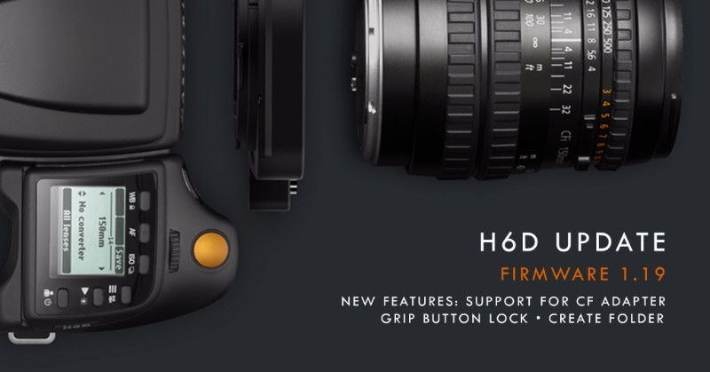Firmware update Hasselblad H6D