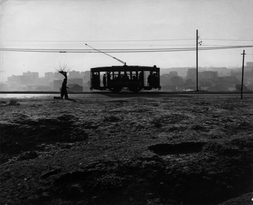 Tranvía en el paseo de Extremadura – Francisco Gómez